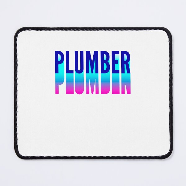 Item preview, Plumber With Long Gradient Shadow designed and sold by SVPOD.