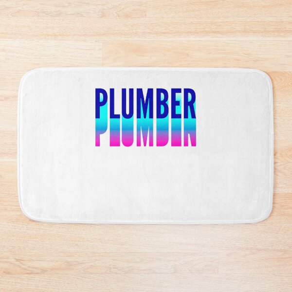 Item preview, Plumber With Long Gradient Shadow designed and sold by SVPOD.