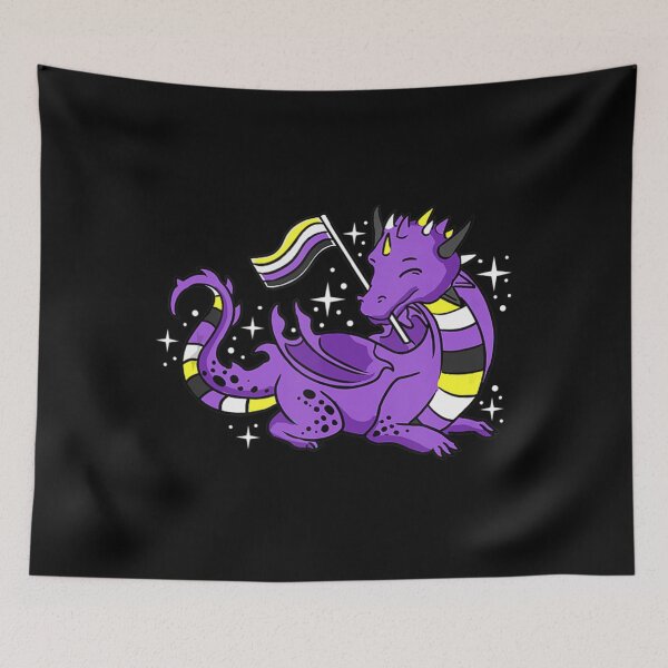Item preview, Dragon Nonbinary Pride  designed and sold by ziglamjezina1.