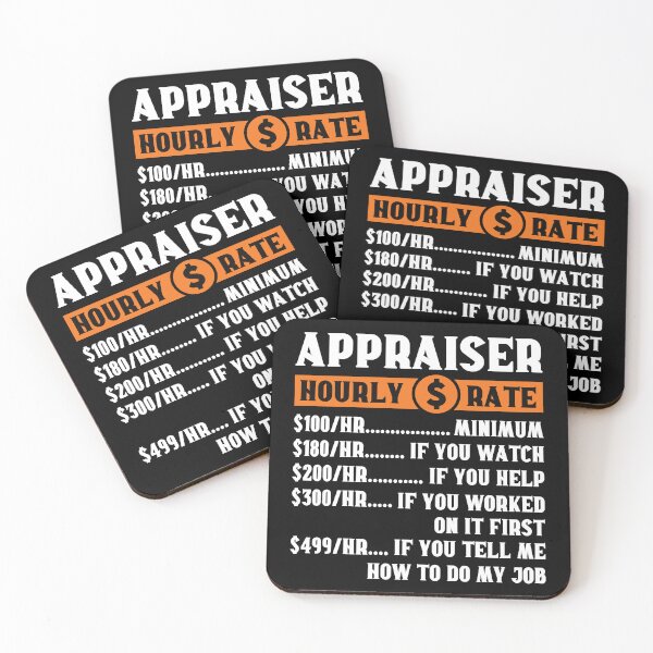 Item preview, Appraiser Hourly Rate: Real Estate Funny Appraiser Gift designed and sold by Adexyl.