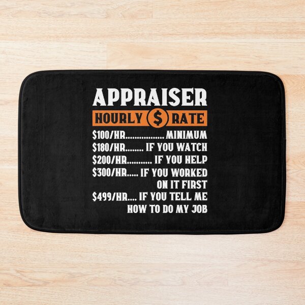 Item preview, Appraiser Hourly Rate: Real Estate Funny Appraiser Gift designed and sold by Adexyl.