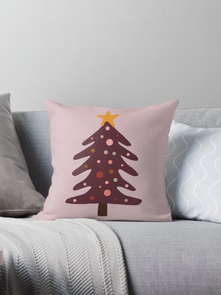 Artikel-Vorschau von Kastanienbrauner Kiefern-Weihnachtsbaum mit Verzierungen, designt und verkauft von EpicCreation.