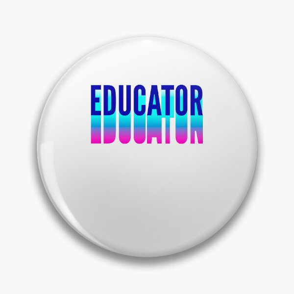 Item preview, Educator With Long Gradient Shadow designed and sold by SVPOD.