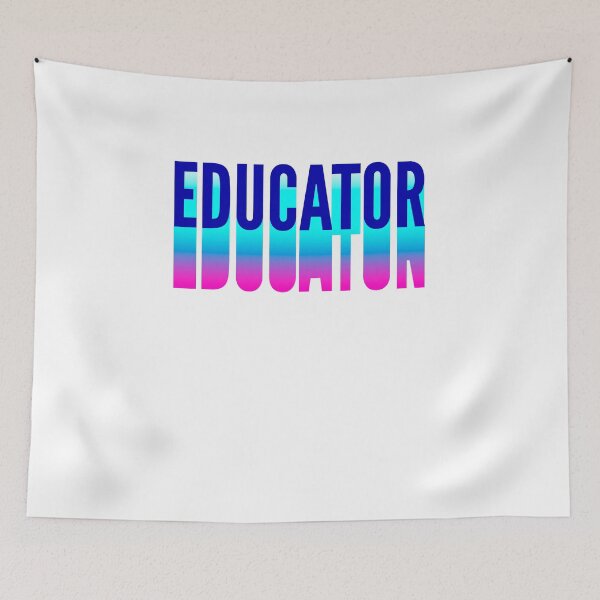 Item preview, Educator With Long Gradient Shadow designed and sold by SVPOD.