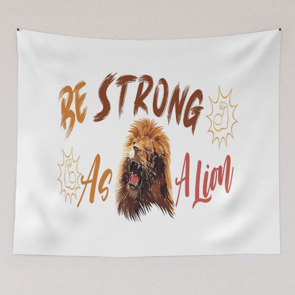 Item preview, be strong as a lion designed and sold by Yassineznaguy.