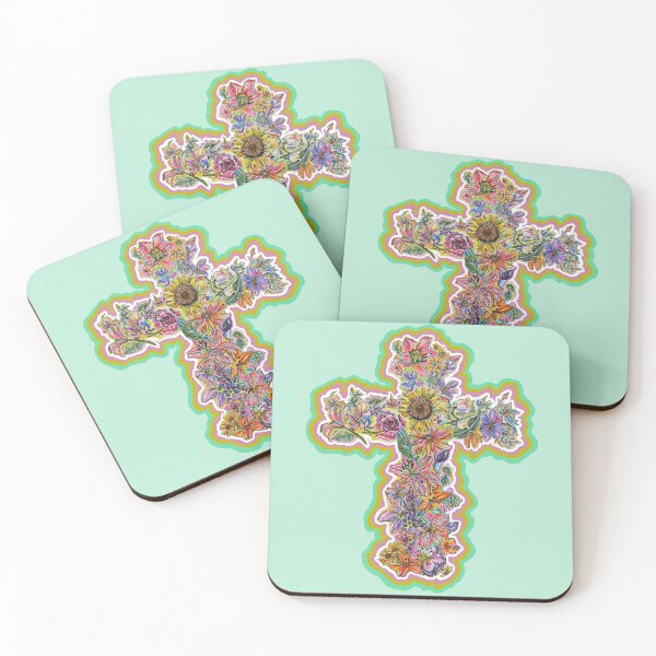 Item preview, Blooming Bouquet Cross designed and sold by Lenaartist.