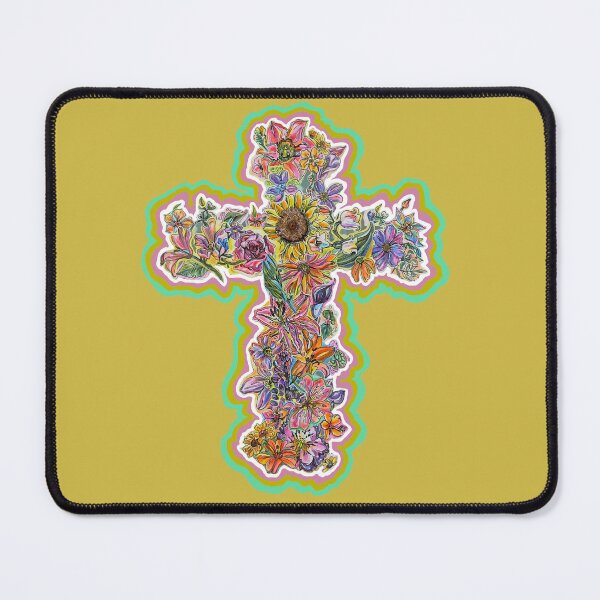 Item preview, Blooming Bouquet Cross designed and sold by Lenaartist.