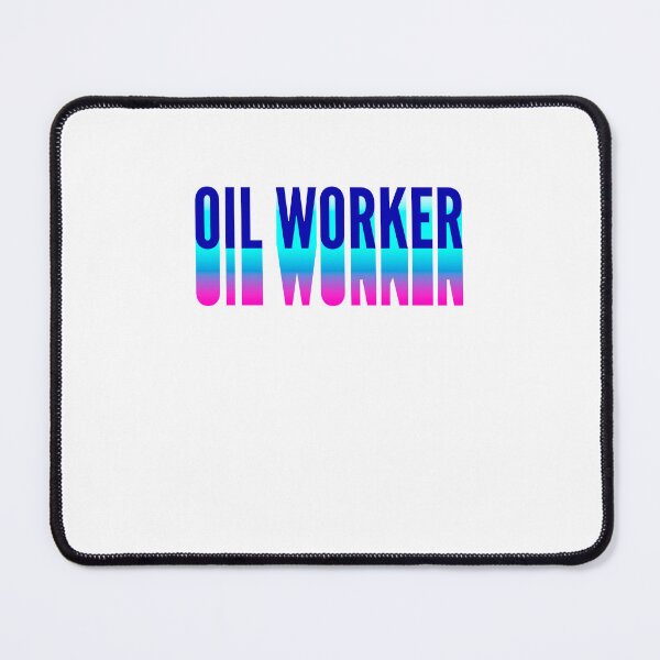 Item preview, Oil worker With Long Gradient Shadow designed and sold by SVPOD.