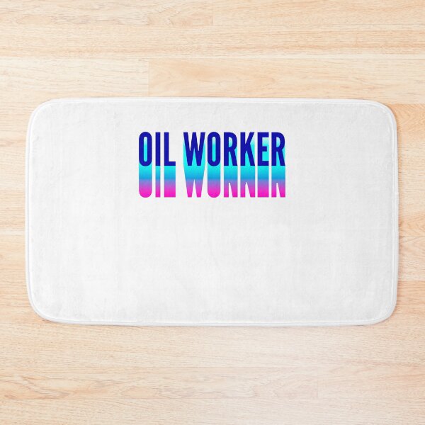Item preview, Oil worker With Long Gradient Shadow designed and sold by SVPOD.