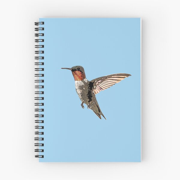 Item preview, A Ruby Throated Hummingbird Color Design Painting Print designed and sold by designsasstultd.