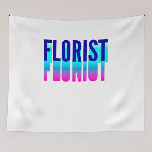 Item preview, Florist With Long Gradient Shadow designed and sold by SVPOD.