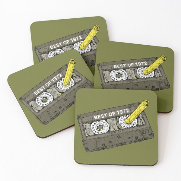 Item preview, Best Of 1972 Birthday 50 Years Old Audio Cassette Tape  designed and sold by MintaApparel.