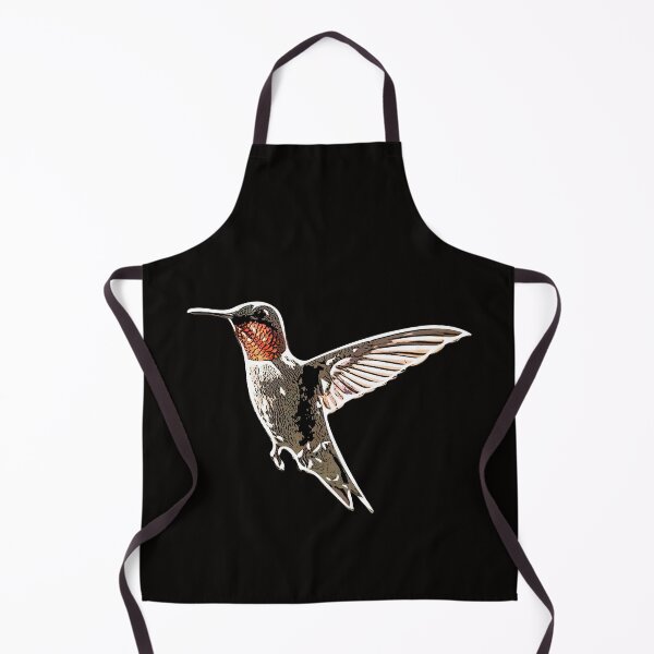 Item preview, A Ruby Throated Hummingbird White Alternate Design Painting Print designed and sold by designsasstultd.