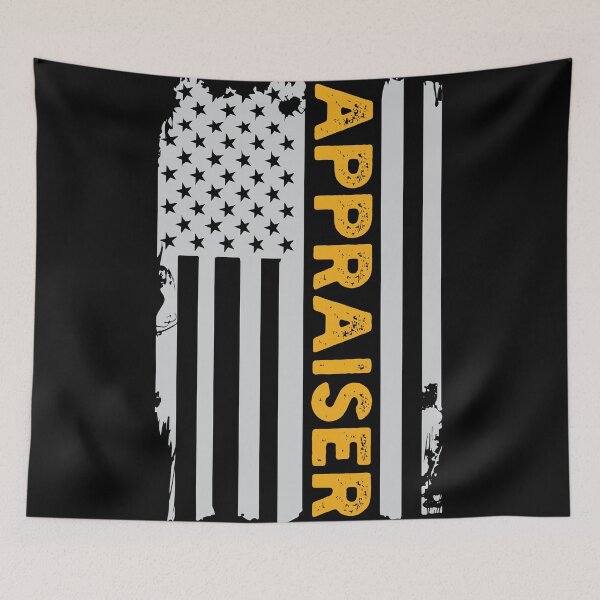 Item preview, Appraiser Retro Vintage USA Flag: Real Estate Funny Appraiser Gift designed and sold by Adexyl.