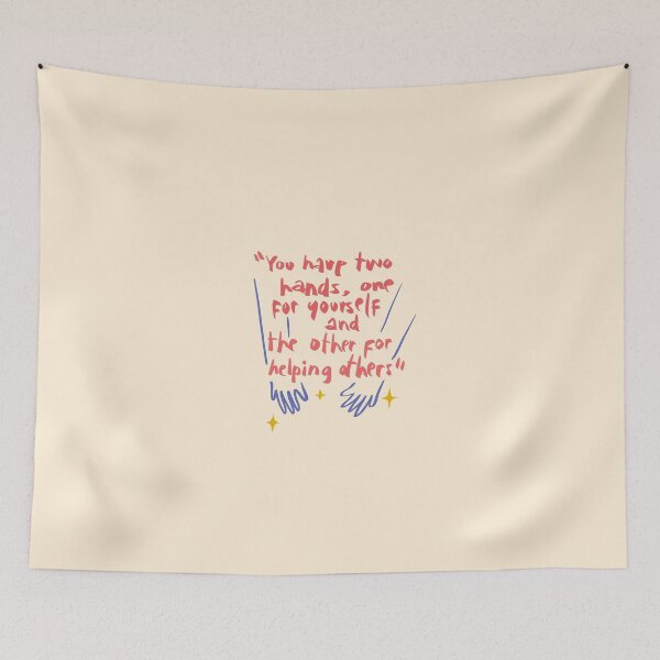 Item preview, You Have Two Hands Quote designed and sold by melsmoon.