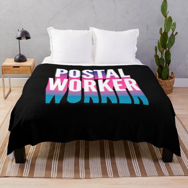 Item preview, Postal Worker With Long Gradient Shadow designed and sold by SVPOD.