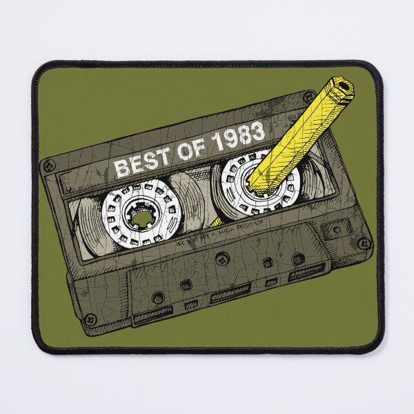 Item preview, Best Of 1983 Birthday 40 Years Old Audio Cassette Tape designed and sold by MintaApparel.