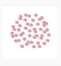 Red Polka Dots Photographic Print