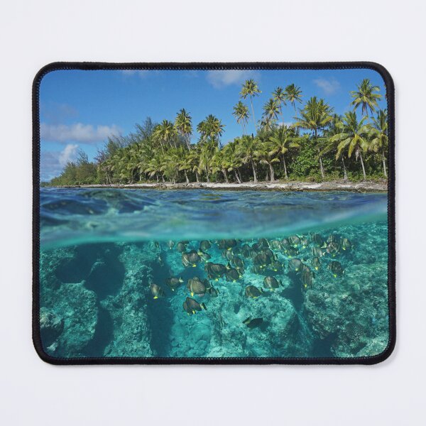 Item preview, Above and below water surface French Polynesia designed and sold by Seaphotoart.
