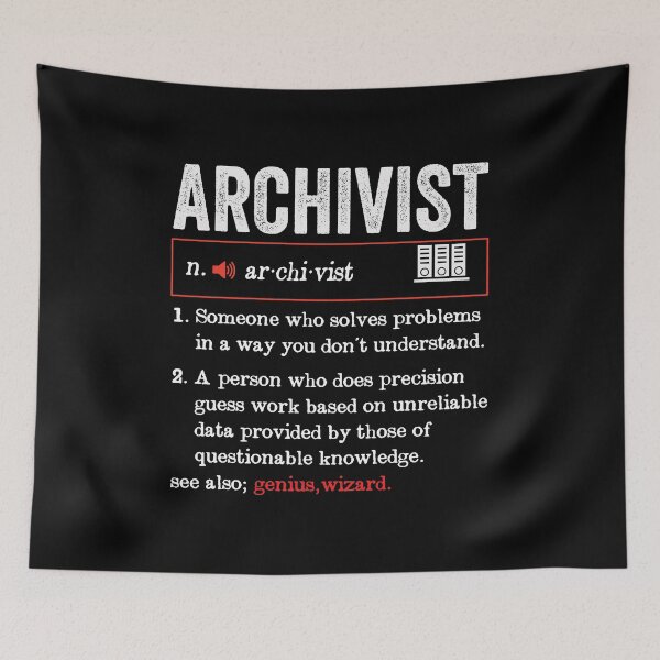 Item preview, Archivist Funny Definition: Funny Archivist Gift designed and sold by Adexyl.