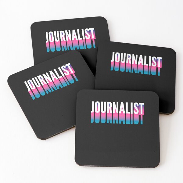 Item preview, Journalist With Long Gradient Shadow designed and sold by SVPOD.