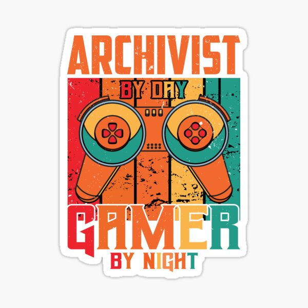 Artikel-Vorschau von Archivar bei Tag Gamer bei Nacht: Lustiges Archivar-Geschenk, designt und verkauft von Adexyl.