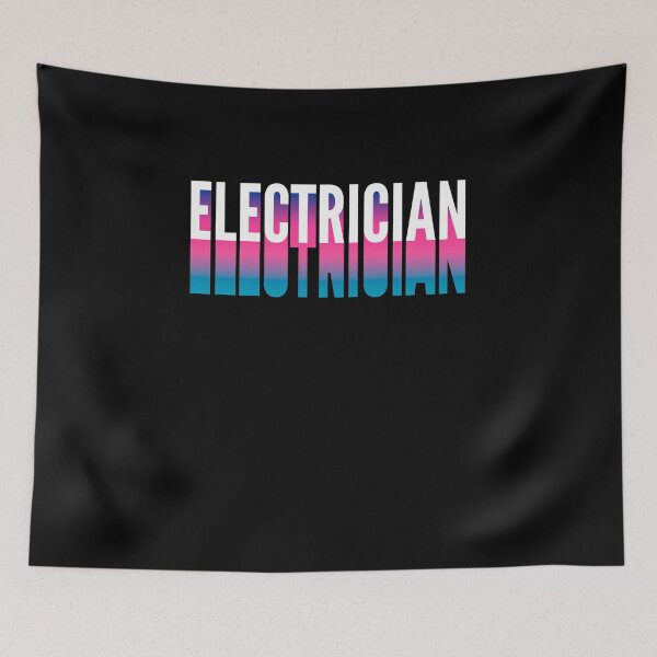 Item preview, Electrician With Long Gradient Shadow designed and sold by SVPOD.