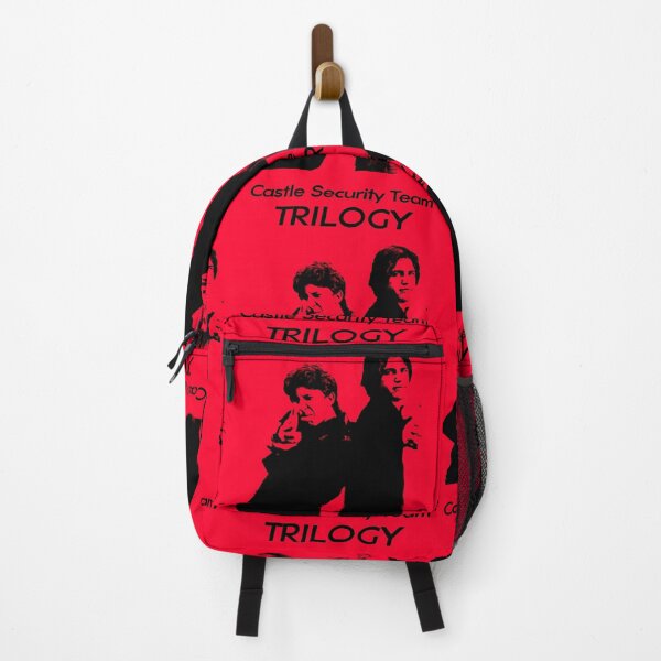 Item preview, CASTLE SECURITY TEAM TRILOGY RED SHIRT designed and sold by SteakSwauce.