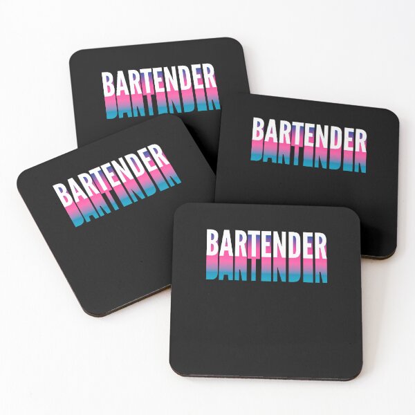Item preview, Bartender With Long Gradient Shadow designed and sold by SVPOD.