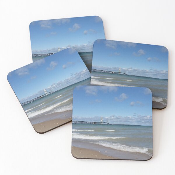 Item preview, View of Mackinaw Bridge designed and sold by MinaBohl.