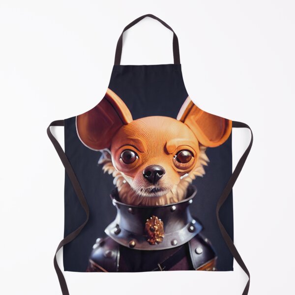 Item preview, Chihuahua wearing medieval knight armor designed and sold by Studiowatermars.