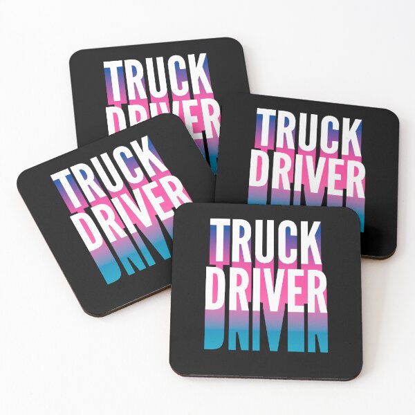 Item preview, Truck Driver With Long Gradient Shadow designed and sold by SVPOD.