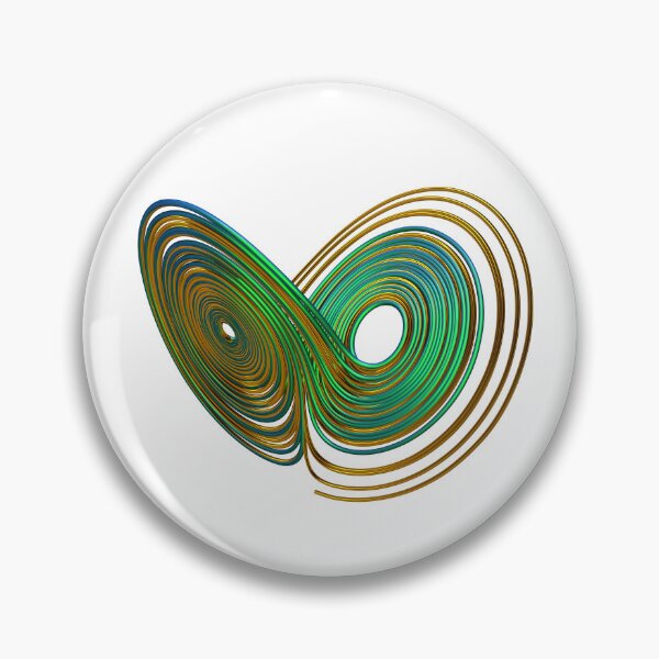 Item preview, Chaos Theory, Butterfly Effect  - Lorenz Chaotic Attractor #10 designed and sold by thinkeccel.