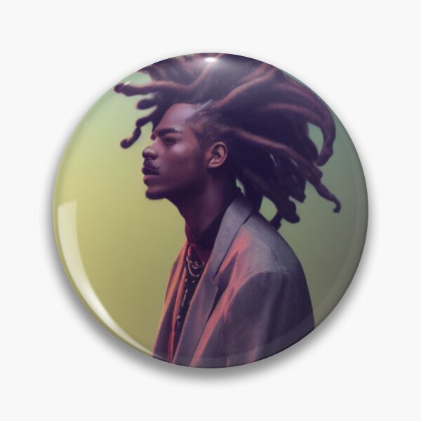Item preview, Rasta Natural Hair Dreadlocks Portrait Art designed and sold by LocFestNYC.