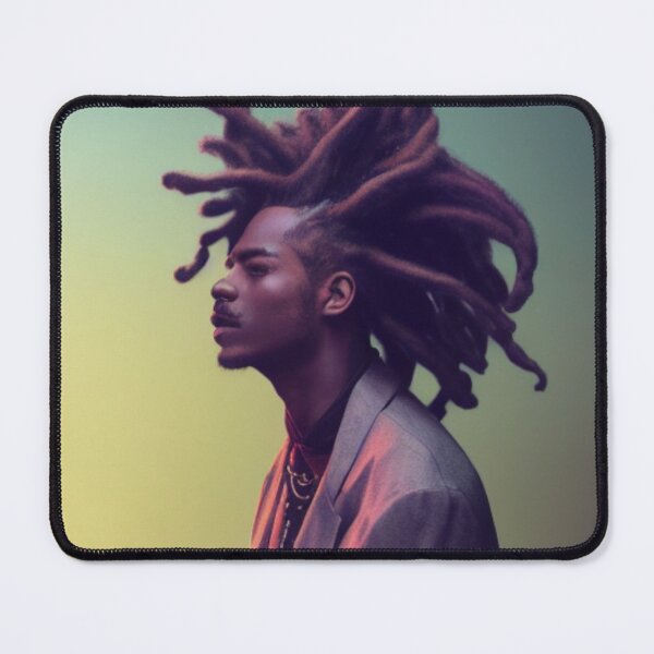 Item preview, Rasta Natural Hair Dreadlocks Portrait Art designed and sold by LocFestNYC.