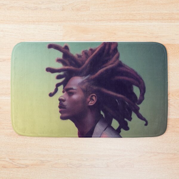 Item preview, Rasta Natural Hair Dreadlocks Portrait Art designed and sold by LocFestNYC.