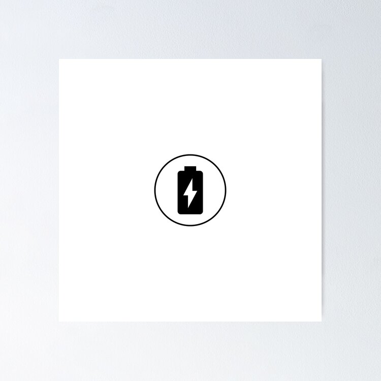 Battery Charged Sticker
