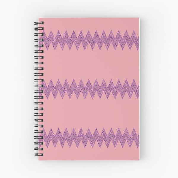Item preview, Abstract Zigzag Lines Pattern Boho Vibes on a Dusty Pink Background designed and sold by Beachy.
