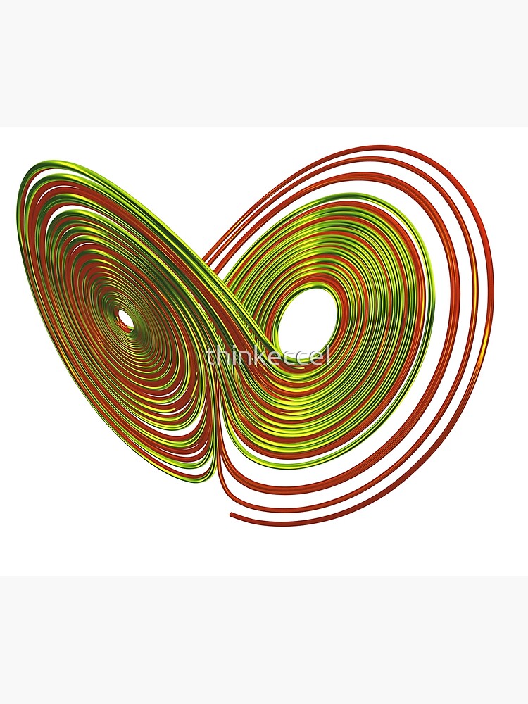 Chaos Theory, Butterfly Effect - Lorenz Chaotic Attractor #11 Premium ...