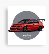 Evo IX Canvas Print