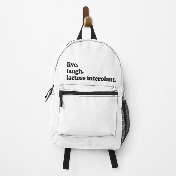 Item preview, live. laugh. lactose intolerant. designed and sold by oliviafeelsweird.
