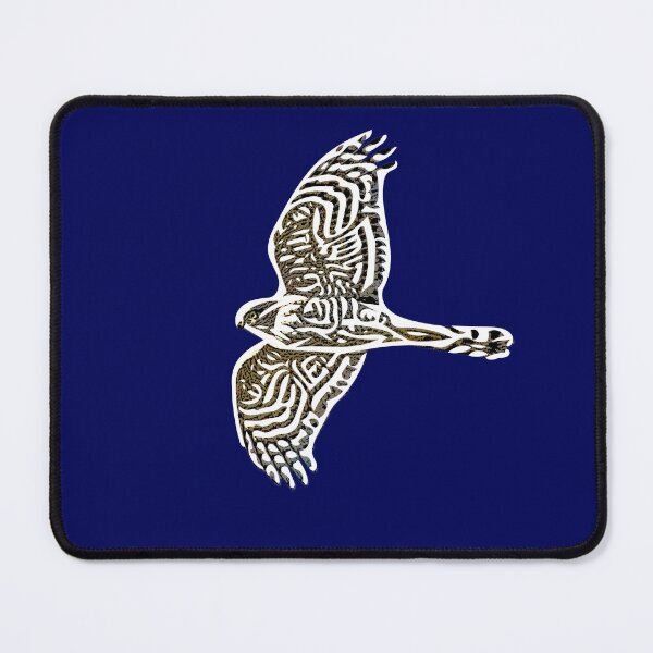 Item preview,  A Red Shouldered Hawk White Alternate Design Painting Print designed and sold by designsasstultd.