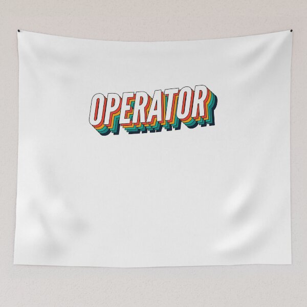 Item preview, Operator Retro Vintage Label For The Best Operator  designed and sold by SVPOD.