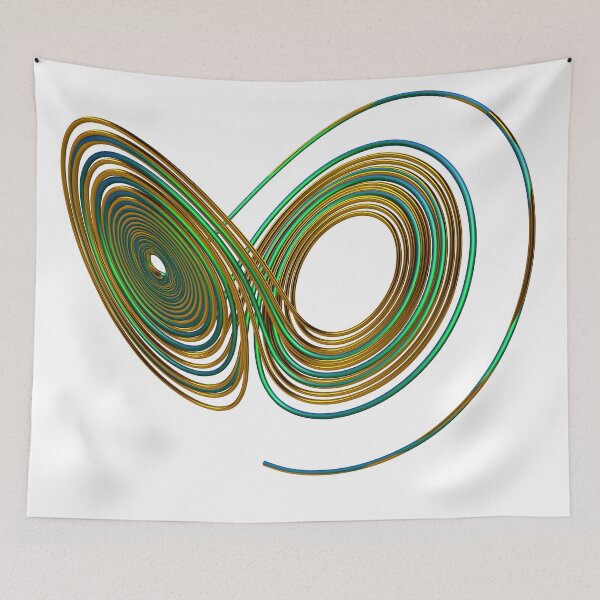 Item preview, Chaos Theory, Butterfly Effect  - Lorenz Chaotic Attractor #12 designed and sold by thinkeccel.