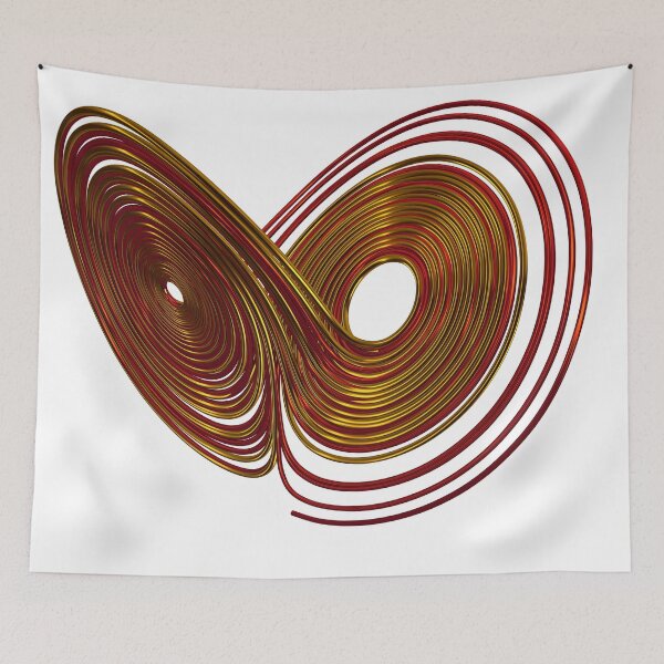 Item preview, Chaos Theory, Butterfly Effect  - Lorenz Chaotic Attractor #14 designed and sold by thinkeccel.