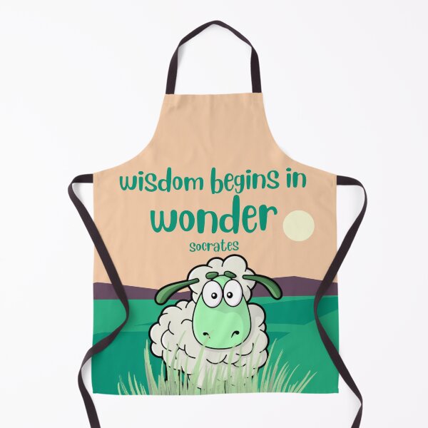 Item preview, Wisdom begins in wonder Socrates Quote Greek Philosopher designed and sold by mayamay0.