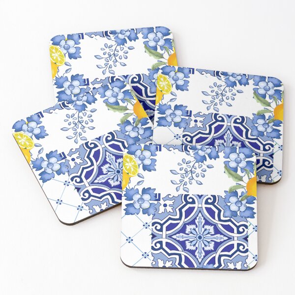 Item preview, Sicilian tiles,mediterranean,mosaic,lemons, designed and sold by MariaMarinova.