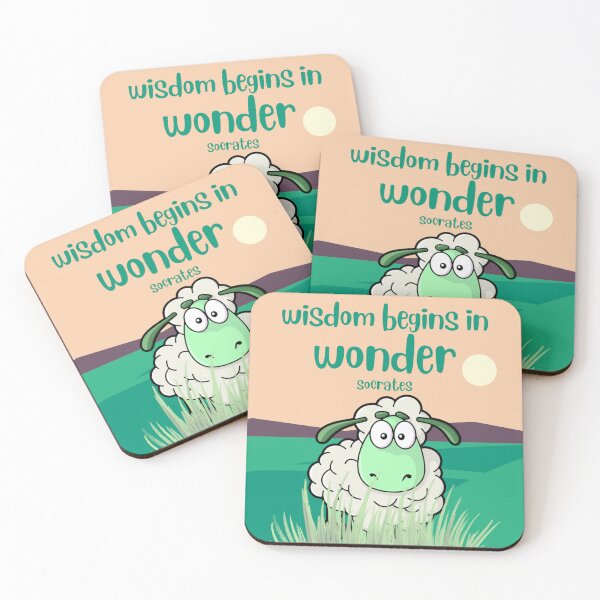 Item preview, Wisdom begins in wonder Socrates Quote Greek Philosopher designed and sold by mayamay0.