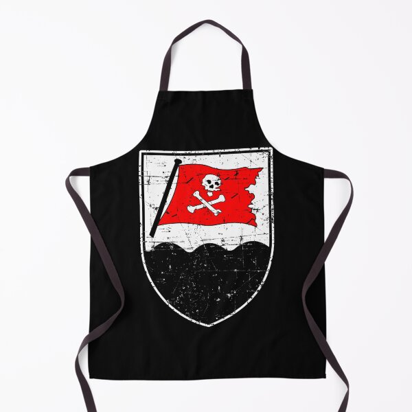 Item preview, Kriegsmarine U-boat U-189 - Red Pirate Flag - Grunge Style  designed and sold by pzd501.
