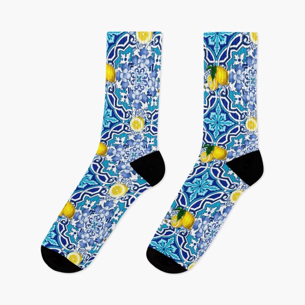 Item preview, Sicilian tiles,mediterranean,mosaic,lemons, designed and sold by MariaMarinova.